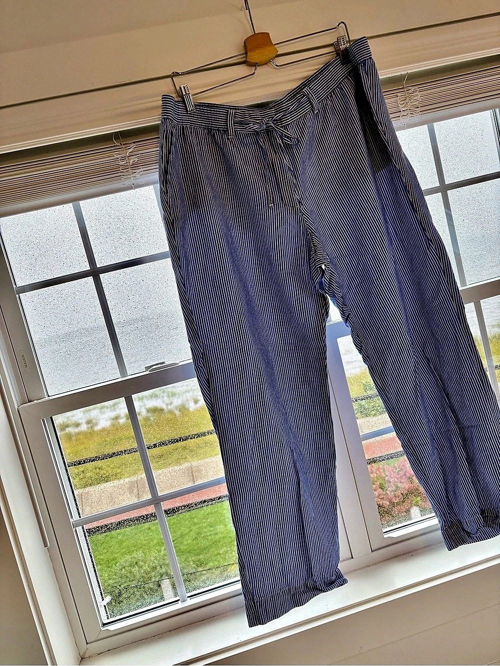 Striped Linen Pants